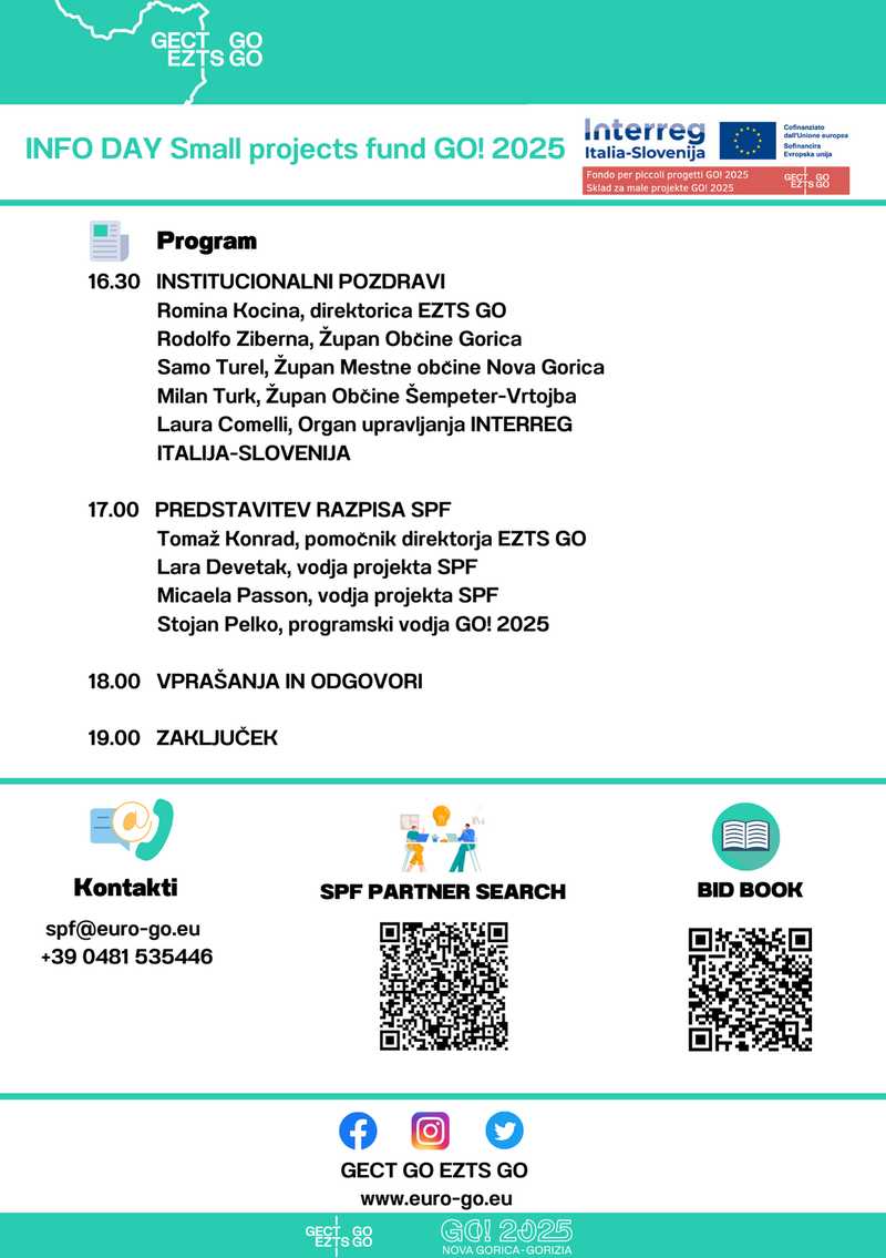 program info day gorica
