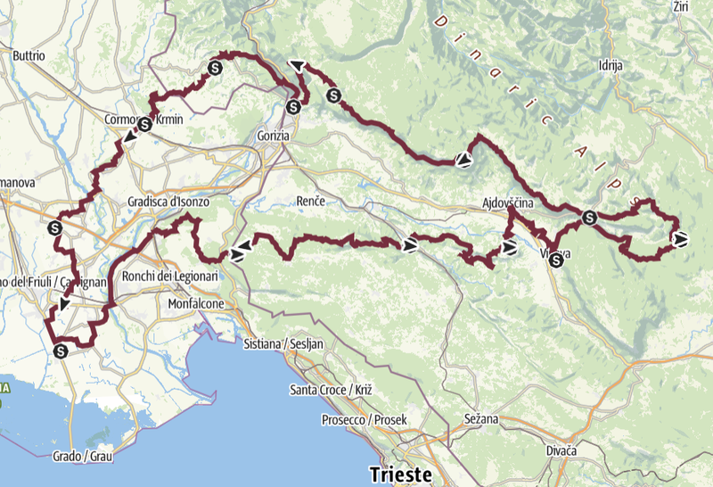 SPF Go walking map